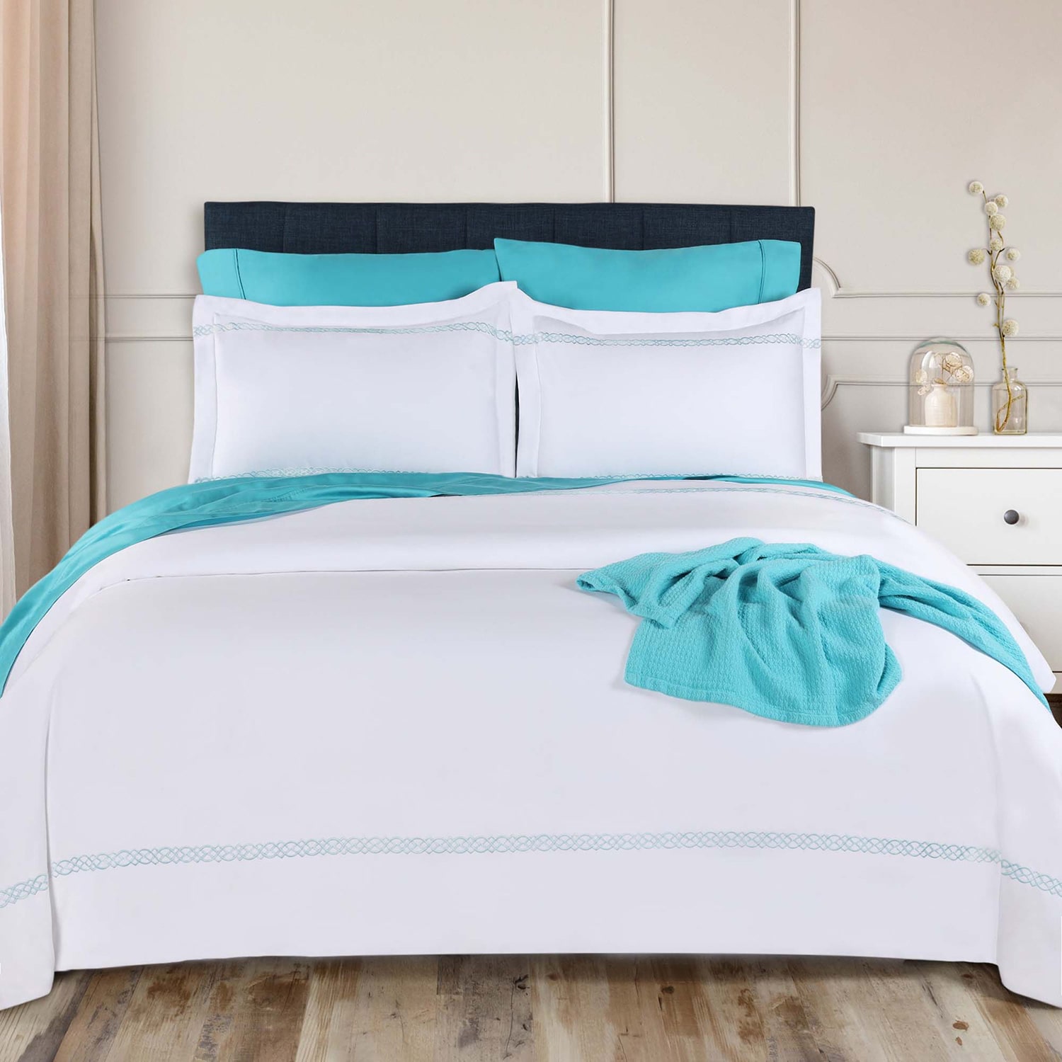 SUPERIOR® Egyptian Cotton 1000tc Luxury Heavyweight Duvet Cover