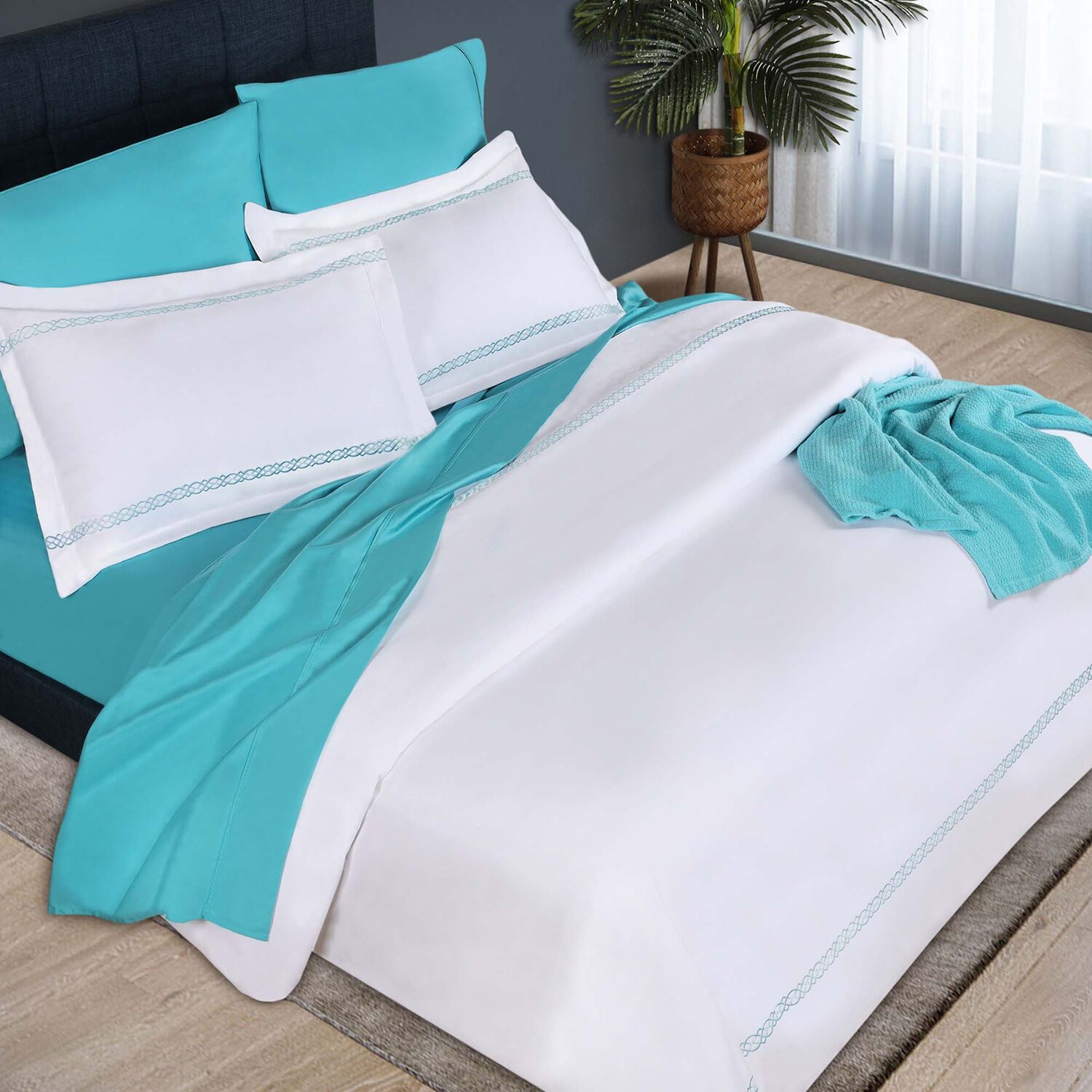 SUPERIOR® Egyptian Cotton 1000tc Luxury Heavyweight Duvet Cover