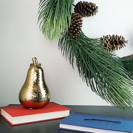 Long Pine Needle Artificial Christmas Wreath - 30-Inch  Unlit