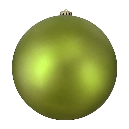 Matte Kiwi Green Shatterproof Christmas Ball Ornament 12'' (300mm)