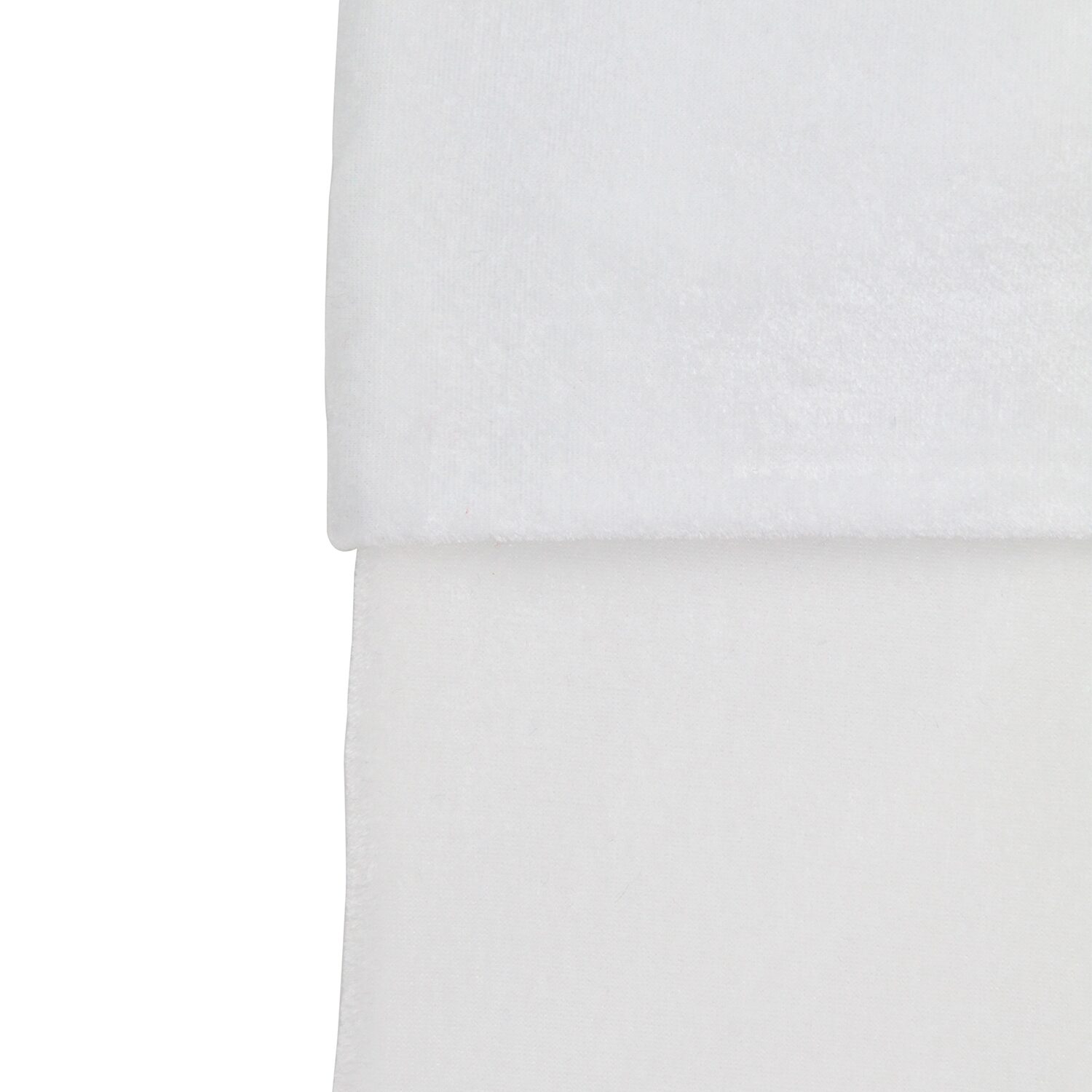 18'' White Traditional Hanging Christmas Stocking
