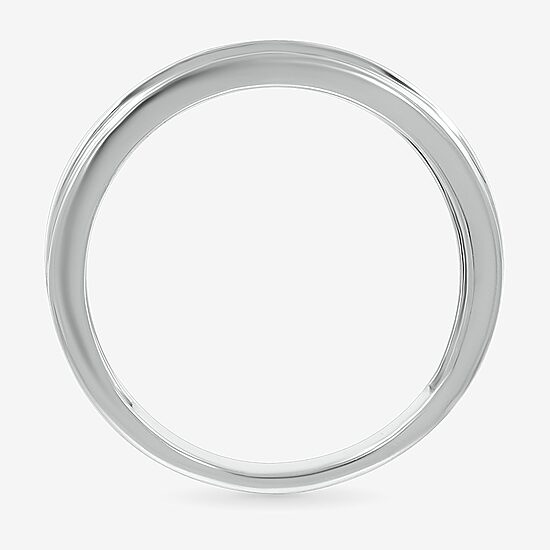 Mens 4.5MM 1/10 CT. T.W. Natural White Diamond 14K Gold Wedding Band