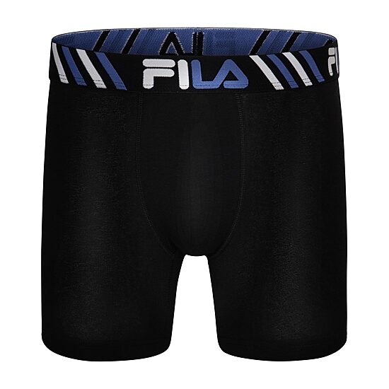 FILA Ultra Soft Stretch No Fly Mens 4 Pack Boxer Briefs Fm412bxcs16-001