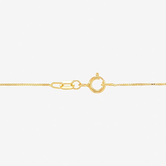 (H-I / Si2) Womens 1/3 CT. T.W. Lab Grown White Diamond 10K Gold 18 Inch Pendant Necklace