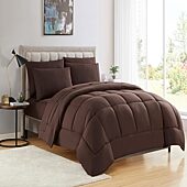 Sweet Home Collection™ All Season Reversible Bed-in-A-Bag Solid Color Comforter & Sheet Set Ultra Soft Bedding