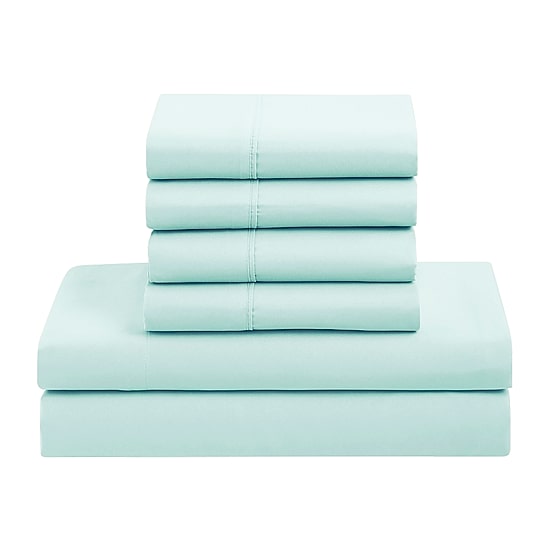 Sweet Home Collection™ All Season Reversible Bed-in-A-Bag Solid Color Comforter & Sheet Set Ultra Soft Bedding