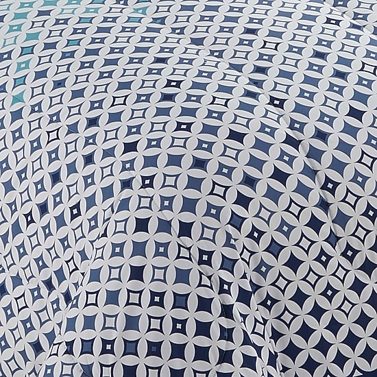 Sweet Home Collection™ Genova Bed-in-A-Bag Printed Comforter Set with Bonus Pillowcases