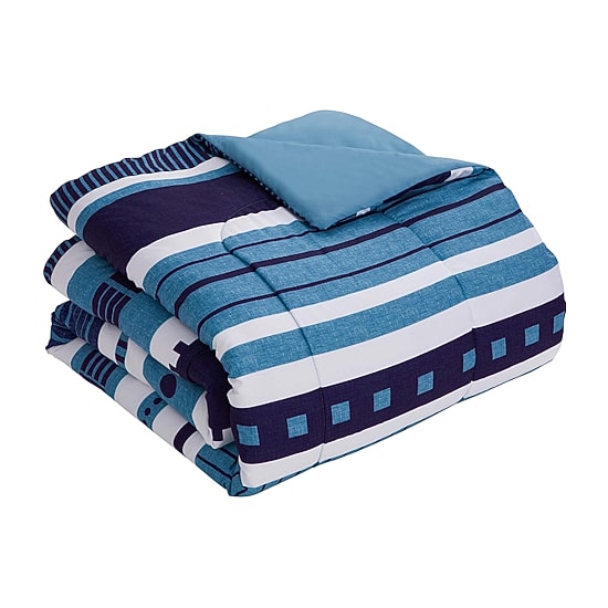 Sweet Home Collection™ Marino Bed-in-A-Bag Printed Comforter Set with Bonus Pillowcases