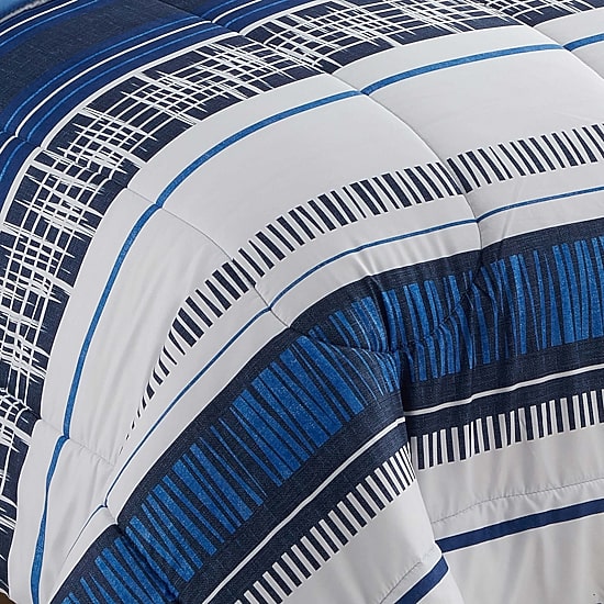 Sweet Home Collection™ Mediterranean Bed-in-A-Bag Printed Comforter Set with Bonus Pillowcases