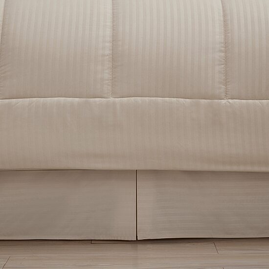 Sweet Home Collection™ Embossed Dobby Stripe Bed In A Bag All Season Complete Set