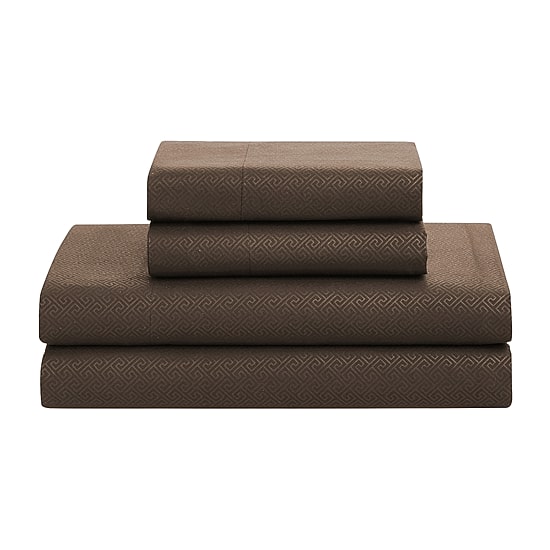 Sweet Home Collection™ Embossed Checkered Bed In A Bag All Season Complete Set