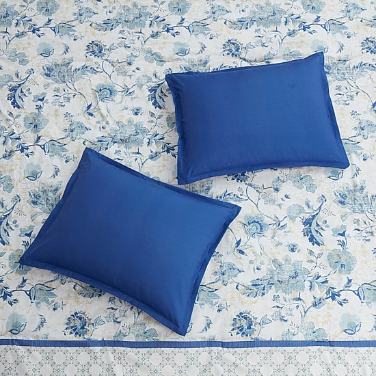 Sweet Home Collection™ Margolis Floral Printed Comforter Set with Bonus Pillowcases
