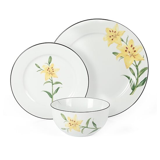 Martha Stewart Botanical Garden 12-pc. Ceramic Dinnerware Set