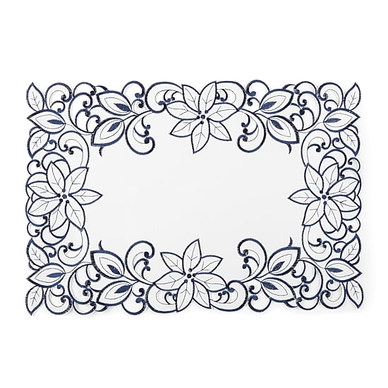 Homewear Olean Scroll Embroidered Placemat