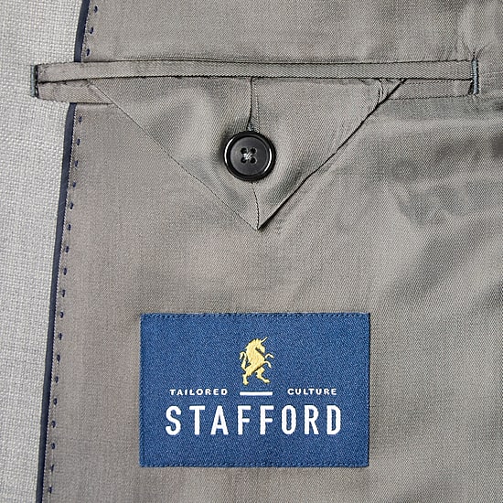 Stafford Hopsack Mens Classic Fit Sport Coat