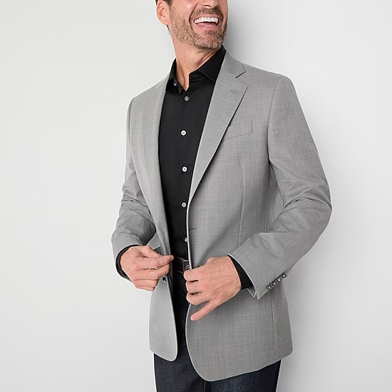 Stafford Hopsack Mens Classic Fit Sport Coat