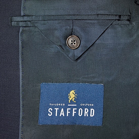 Stafford Hopsack Mens Classic Fit Sport Coat