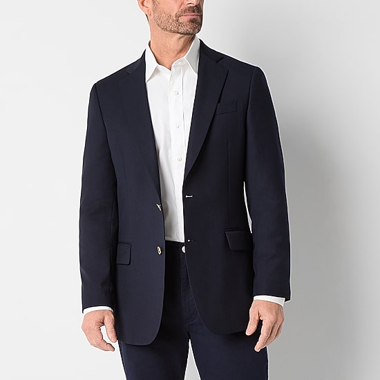 Stafford Hopsack Mens Classic Fit Sport Coat
