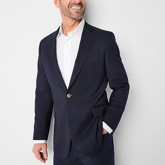 Stafford Hopsack Mens Classic Fit Sport Coat