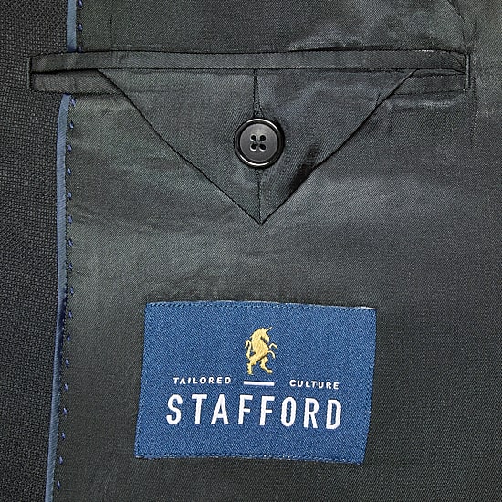 Stafford Hopsack Mens Classic Fit Sport Coat