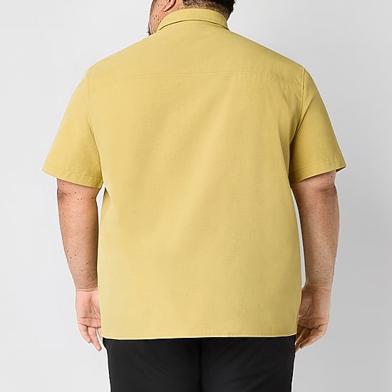 Stylus Mens Short Sleeve Classic Fit Big and Tall Button-Down Shirt