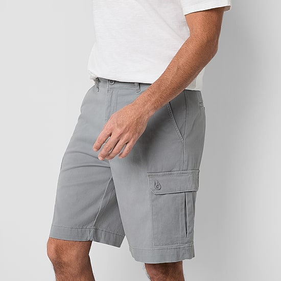 St. John's Bay Mens 10" Stretch Fabric Cargo Short