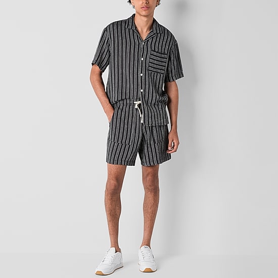 Arizona 6" Mens Textured Pull-On Short