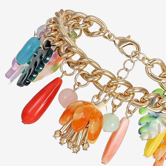 Bijoux Bar Womens Charm Bracelet