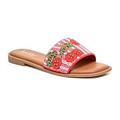 Nicole Miller Womens Destin Flat Sandals