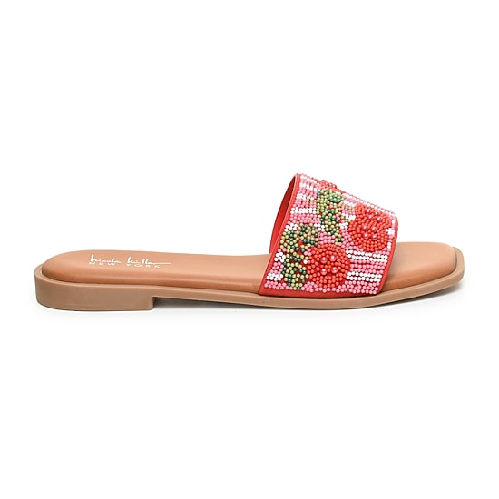 Nicole Miller Womens Destin Flat Sandals