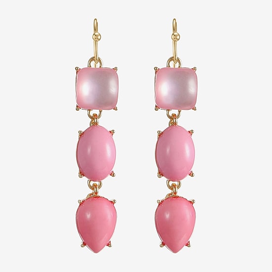Liz Claiborne Womens Drop Earrings