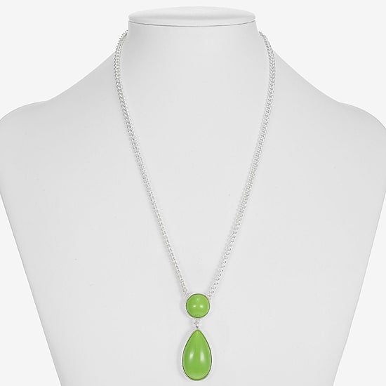 Liz Claiborne Womens 17 Inch Pendant Necklace