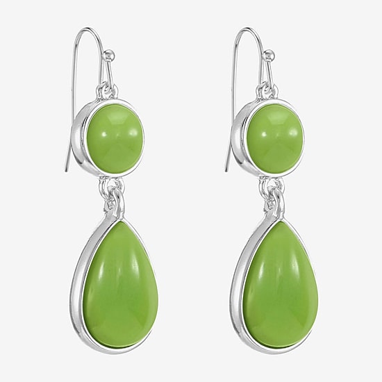 Liz Claiborne Womens Drop Earrings