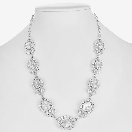 Monet Jewelry Timeless Womens 17 Inch Collar Necklace