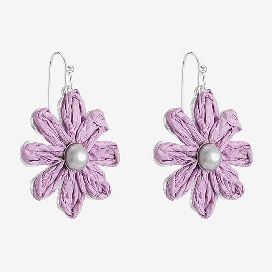 Liz Claiborne 20mm Flower Stud Earrings