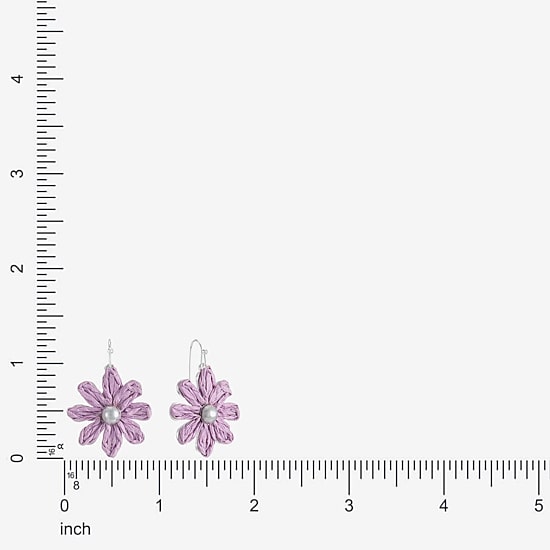 Liz Claiborne 20mm Flower Stud Earrings