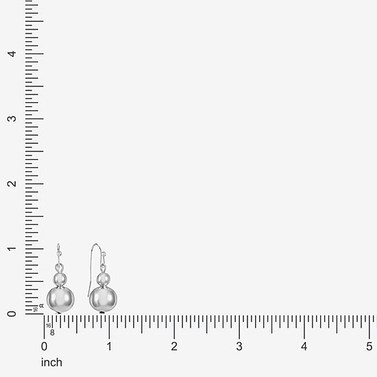 Liz Claiborne Womens Round Drop Earrings