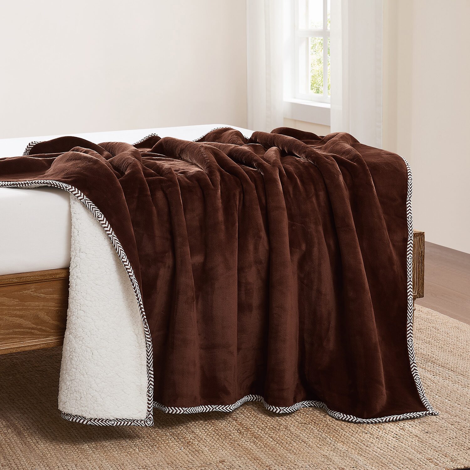 Brooklyn Loom Super Soft Braided Washable Throw