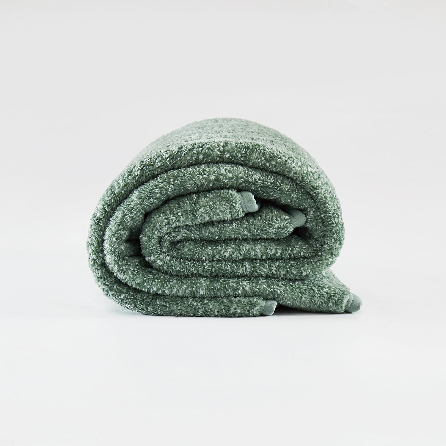 Brooklyn Loom Heathered Sherpa Washable Throw
