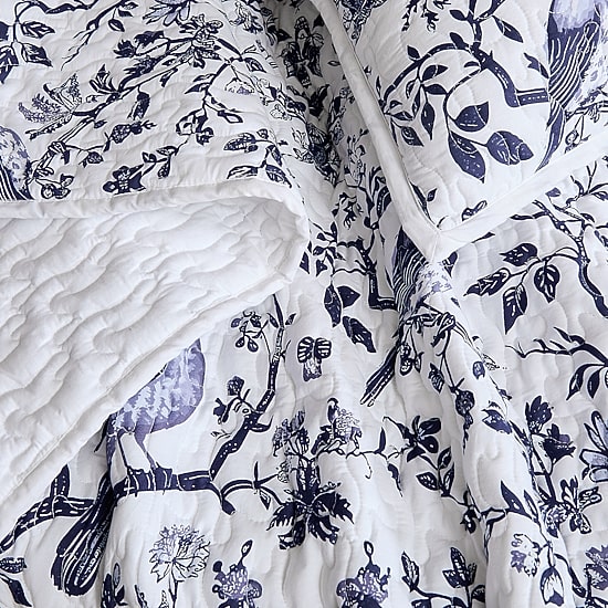Brooklyn Loom Ava Floral Easy Care Quilt Set
