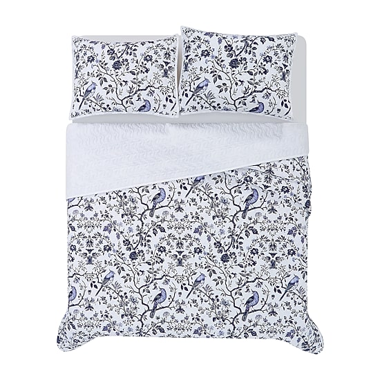 Brooklyn Loom Ava Floral Easy Care Quilt Set