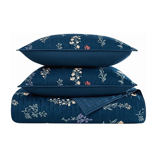 Cannon Avery Floral Easy Care Quilt Set