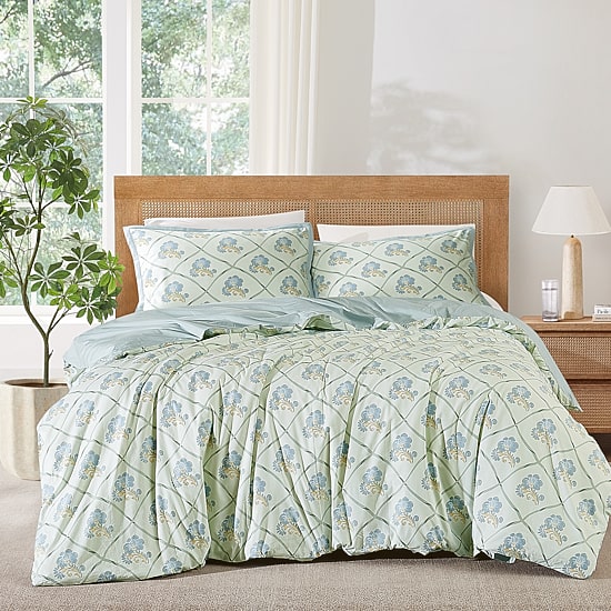 Brooklyn Loom Olivia 3-pc. Easy Care Duvet Cover Set