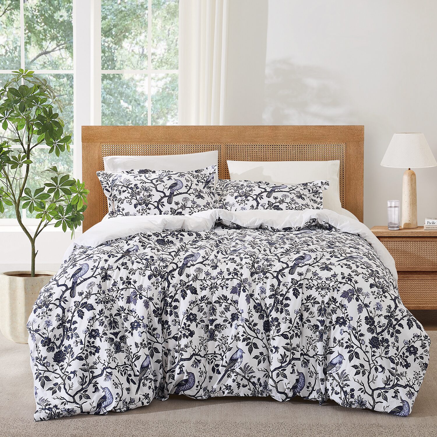 Brooklyn Loom Ava Floral 3-pc. Easy Care Duvet Cover Set