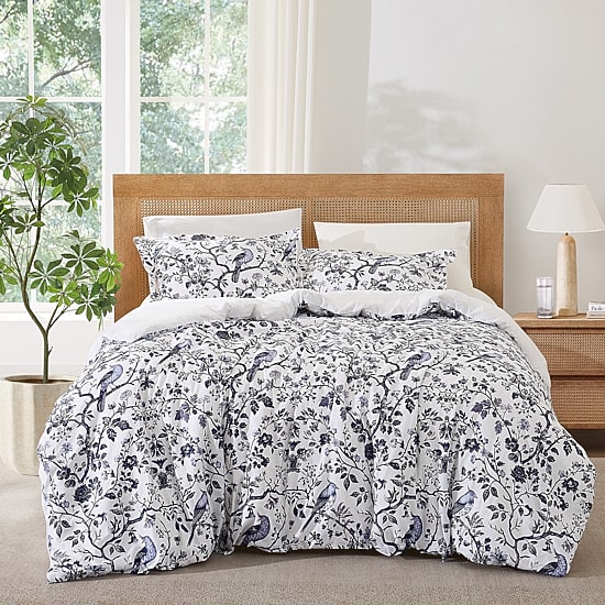 Brooklyn Loom Ava Floral 3-pc. Easy Care Duvet Cover Set