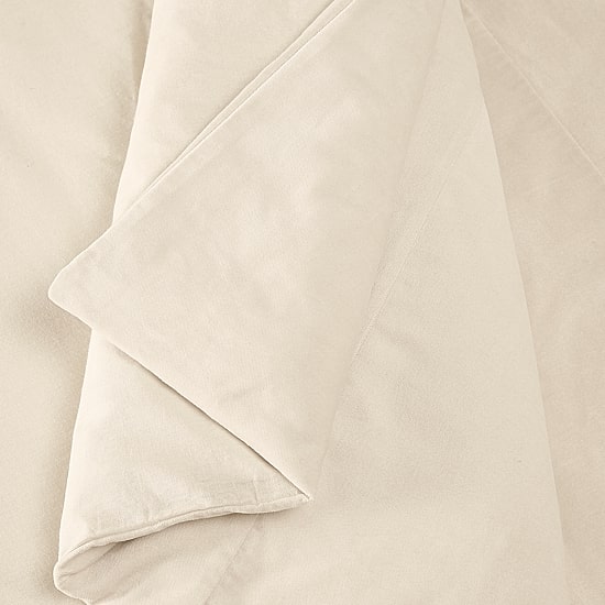 Brooklyn Loom Matte Cotton Velvet 3-pc. Easy Care Duvet Cover Set