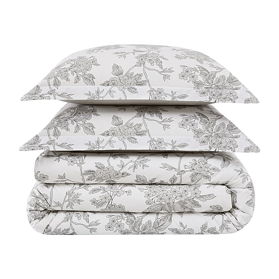 Brooklyn Loom Mila Floral 3-pc. Easy Care Duvet Cover Set
