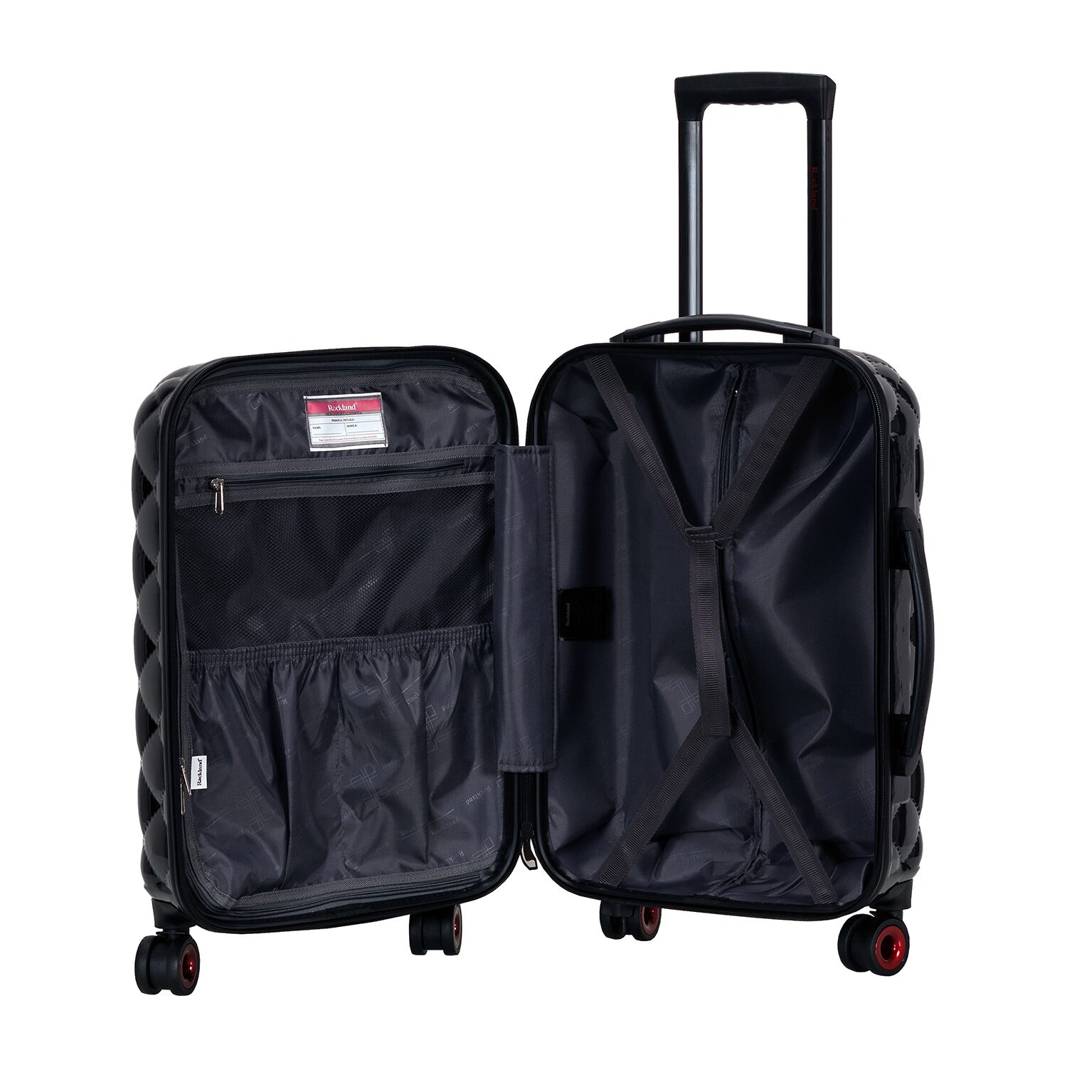 Rockland Polycarbonate Abs Upright 3-pc. Hardside LIGHTWEIGHT Luggage Set