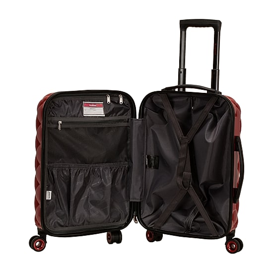 Rockland Polycarbonate Abs Upright 3-pc. Hardside Lightweight Luggage Set