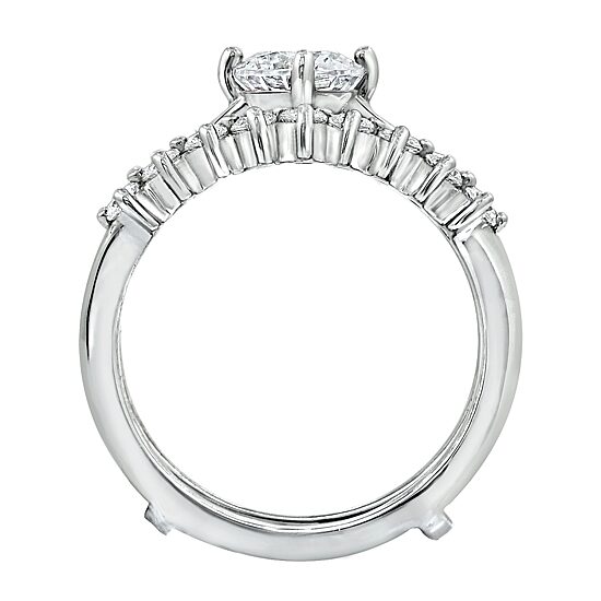 Womens 2 3/4 CT. T.W. Cubic Zirconia Sterling Silver Flower Bridal Set